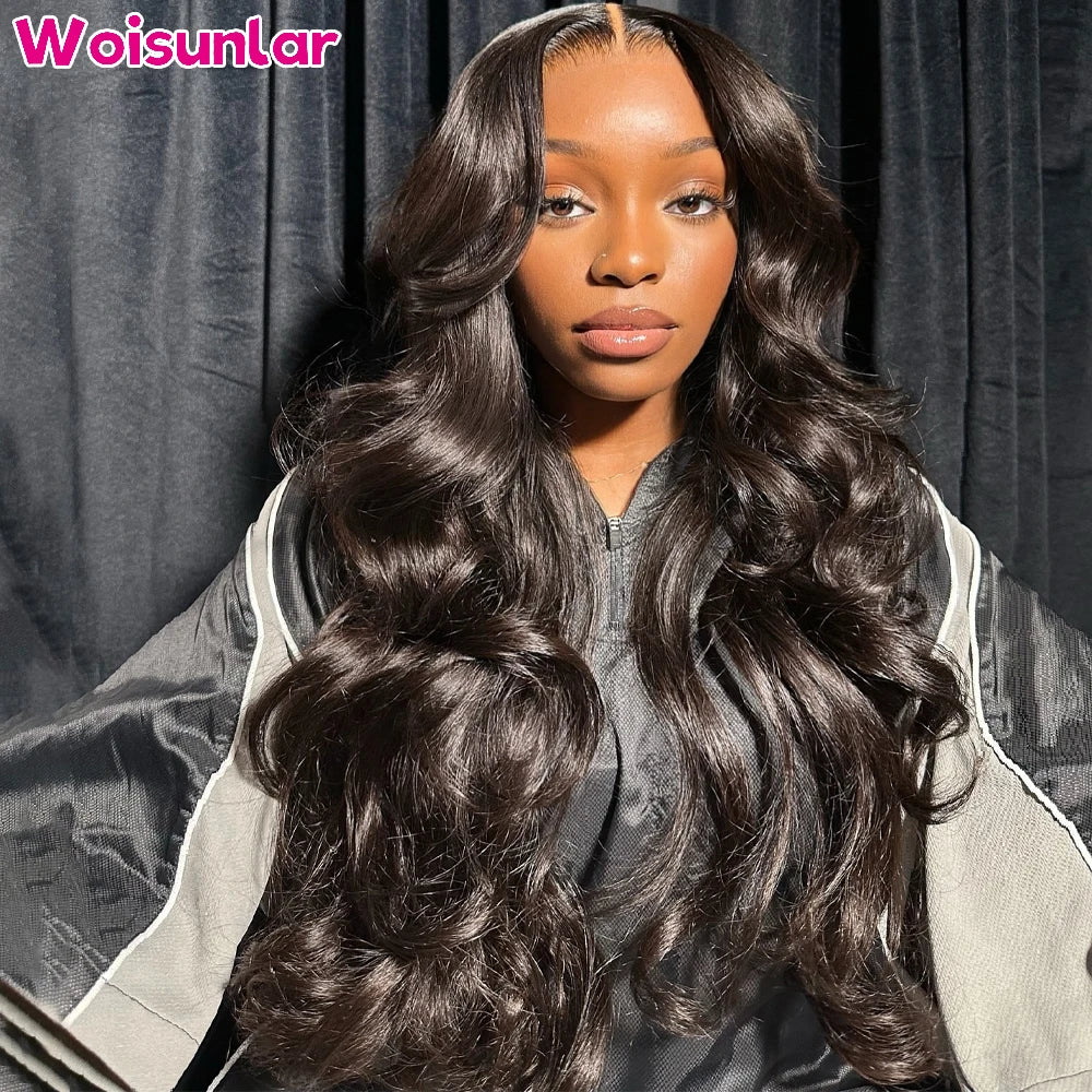 Highlight Pink Blue Yellow Red Lace Front Human Hair Wigs Deep Wave for Women 13x6 13x4 Transparent Lace Human Hair Wigs 100%