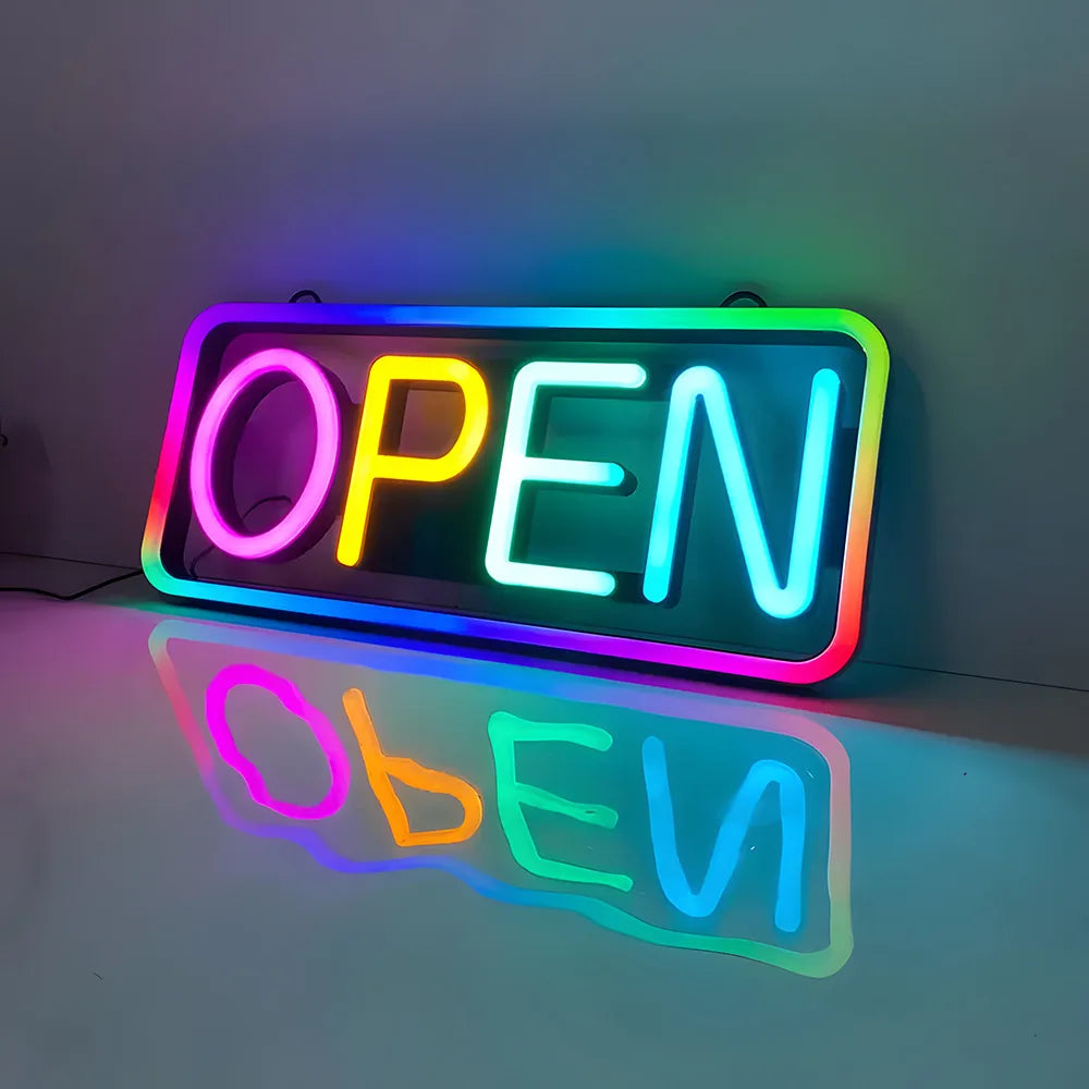 Lets Party Neon Sign USB Powered RGB LED Neon Light for Birthday Wedding Party Bar Gaming Room Bedroom Decoration Gift