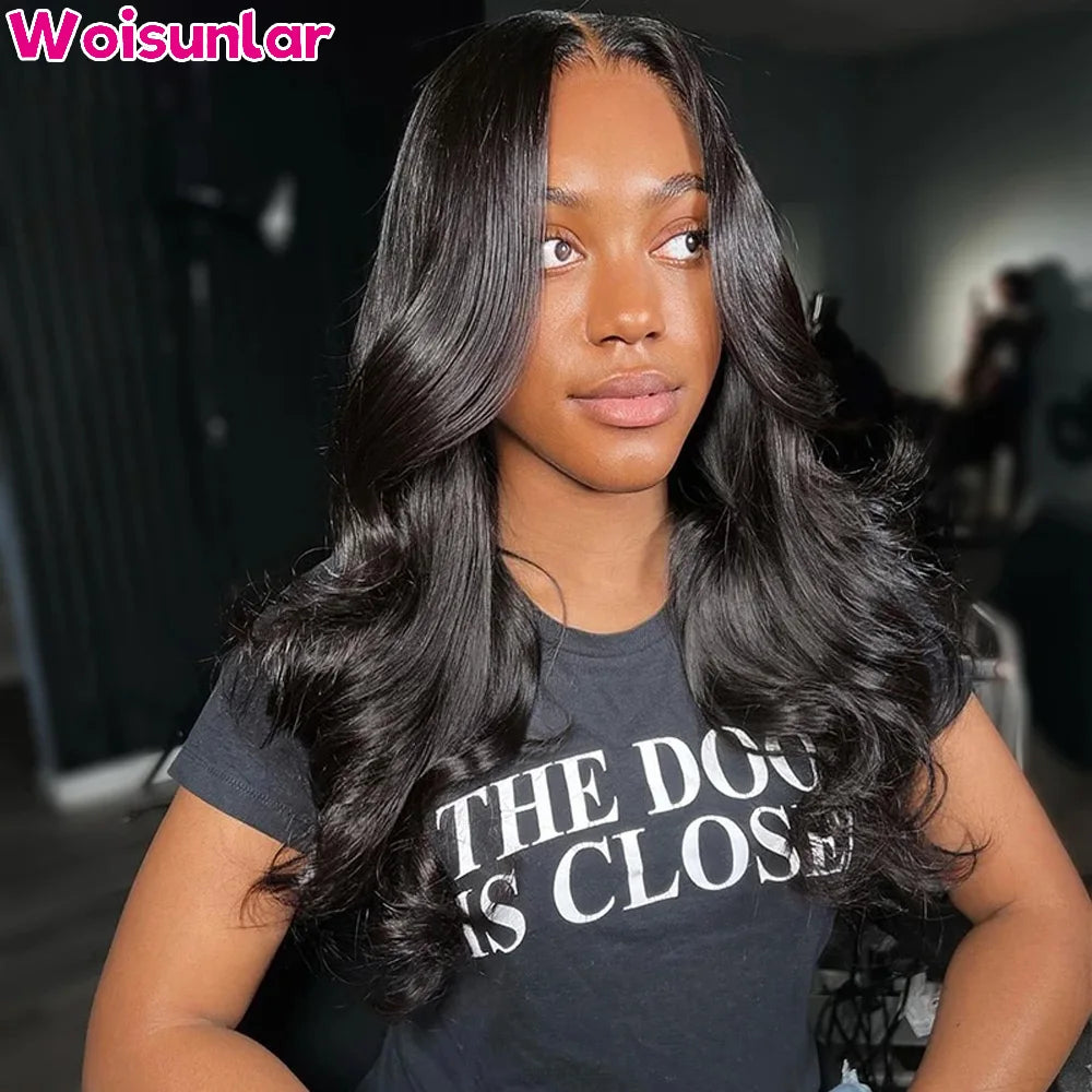 Highlight Pink Blue Yellow Red Lace Front Human Hair Wigs Deep Wave for Women 13x6 13x4 Transparent Lace Human Hair Wigs 100%