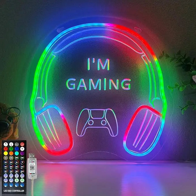 Lets Party Neon Sign USB Powered RGB LED Neon Light for Birthday Wedding Party Bar Gaming Room Bedroom Decoration Gift