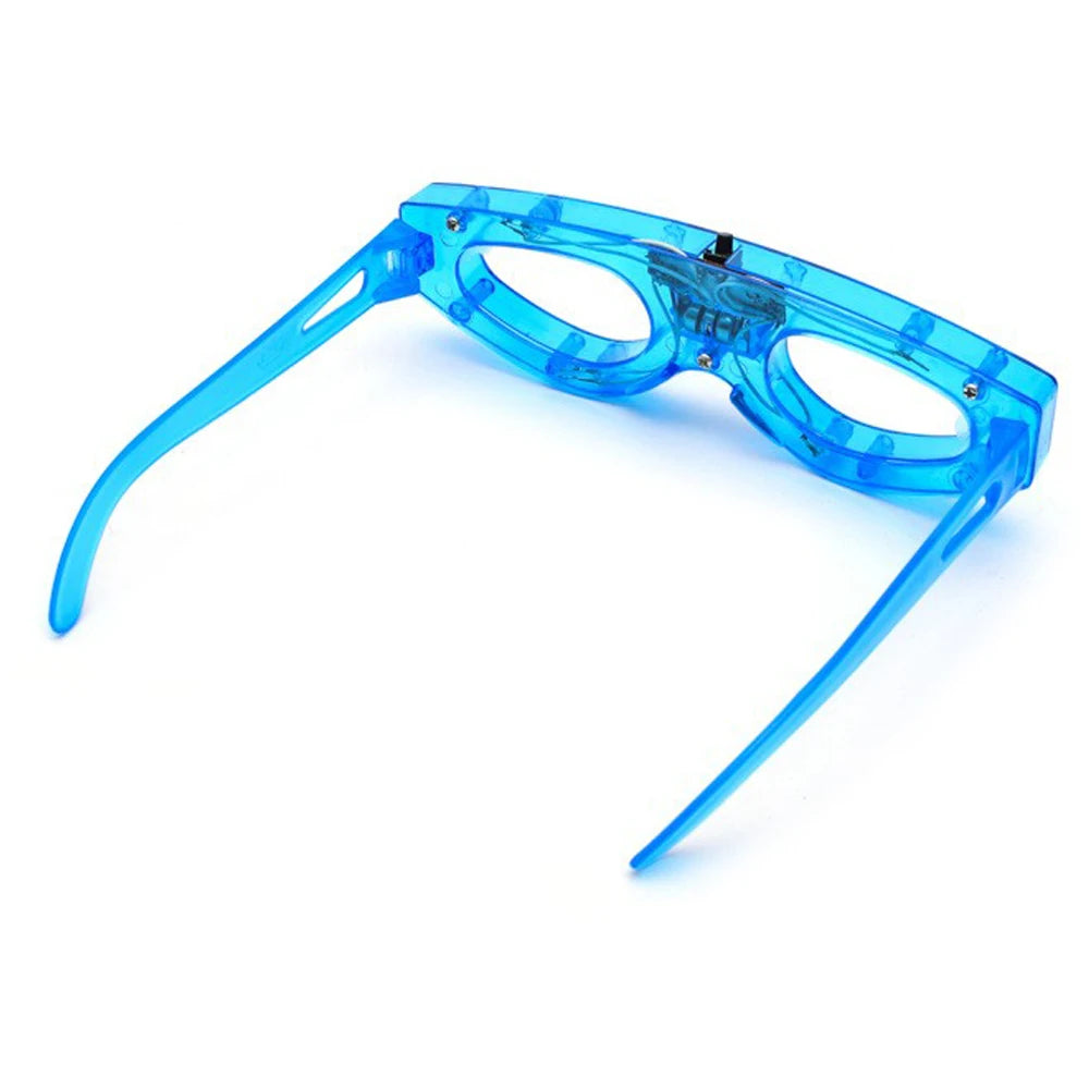 10/20/30/40/50 Pcs LED Light Up Glasses Glow In The Dark Glasses Neon Party Supplies Adults Birthday Party Decoration