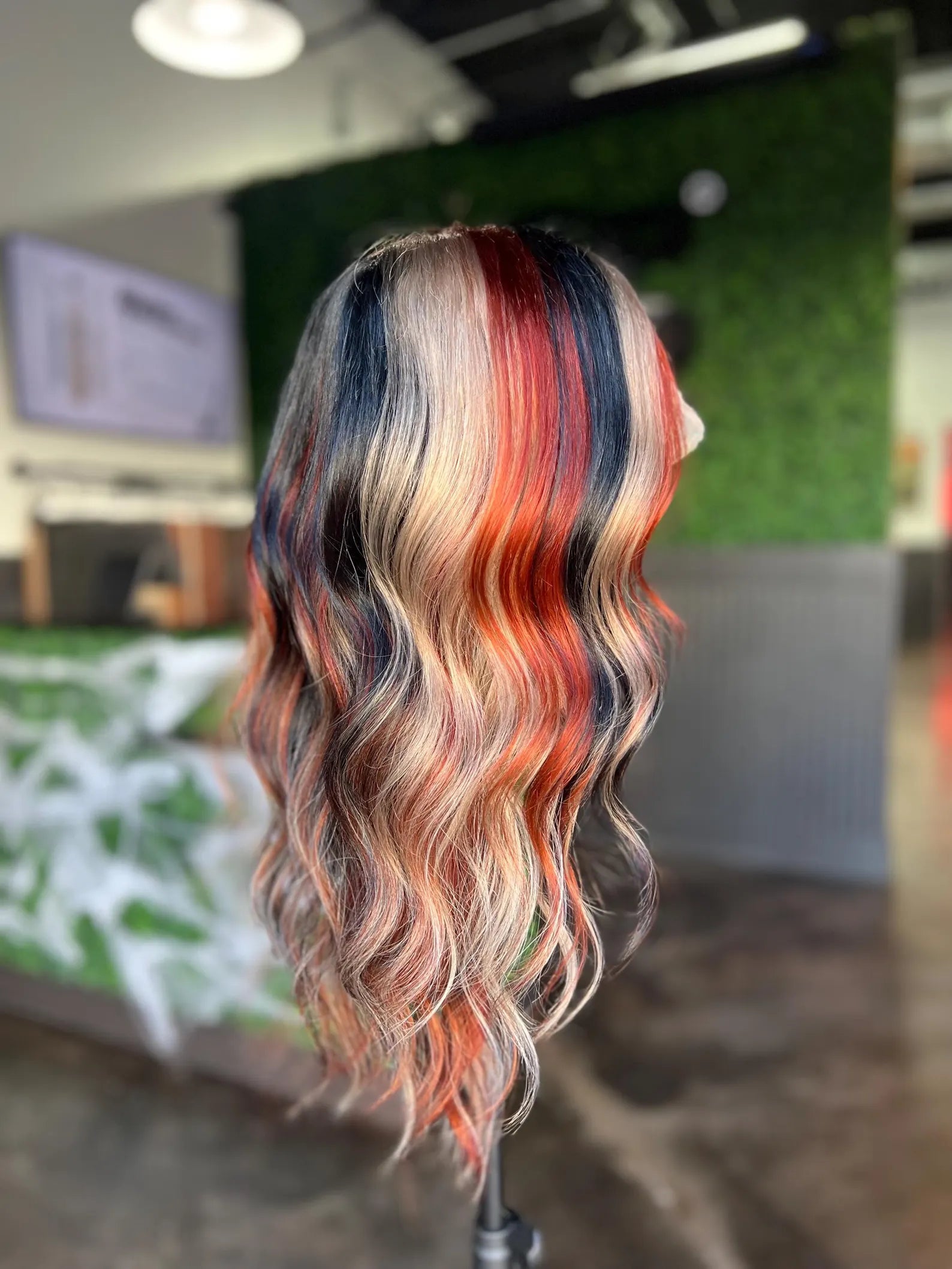 Custom Colored Human Hair Wig