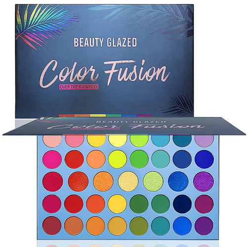 39 Color Rainbow Eyeshadow Palette: Matte Shimmer Pigmented Makeup Cosmetic