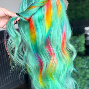 Custom Colored Human Hair Wig