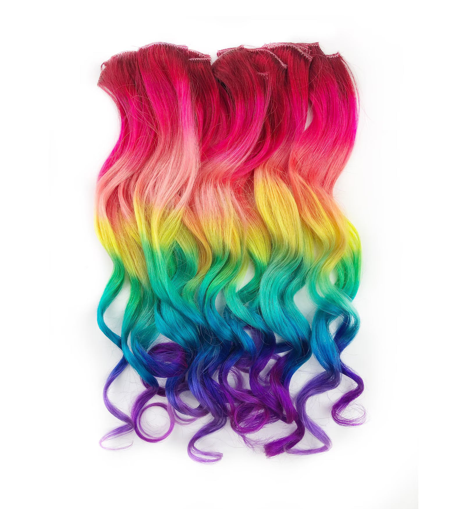 Best Selling Rainbow Tie Dye Festival Hair Extensions